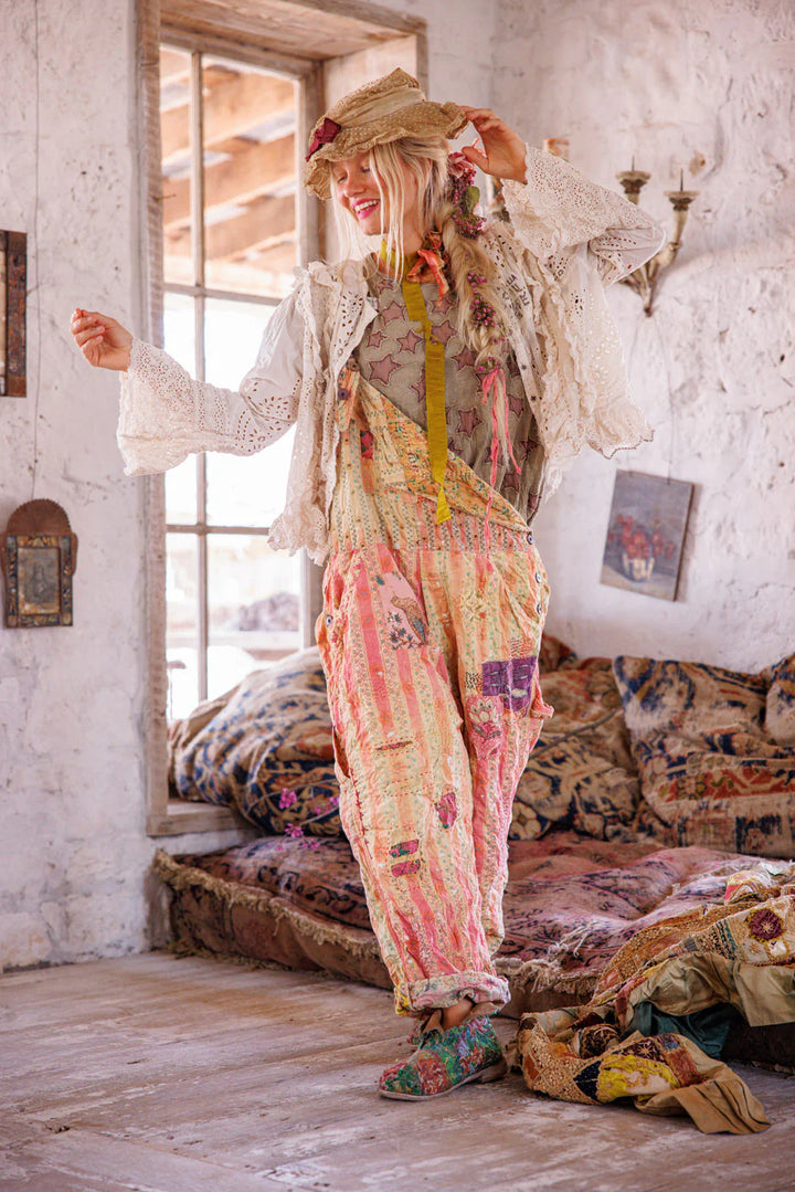 Magnolia Pearl Sunfaded Love Overalls-Katze Boutique
