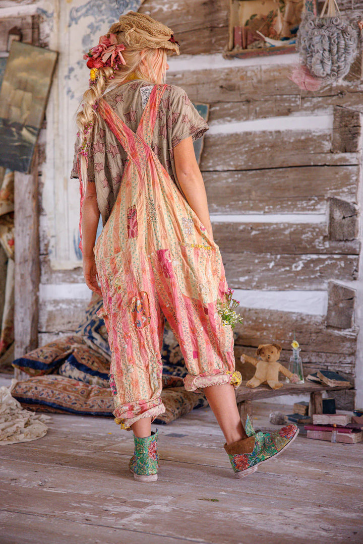 Magnolia Pearl Sunfaded Love Overalls-Katze Boutique