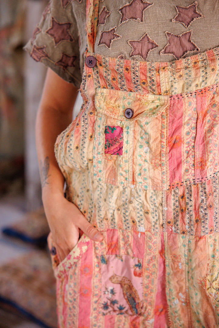 Magnolia Pearl Sunfaded Love Overalls-Katze Boutique