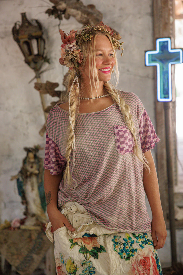 Magnolia Pearl Peacewise Pocket Tee-Katze Boutique