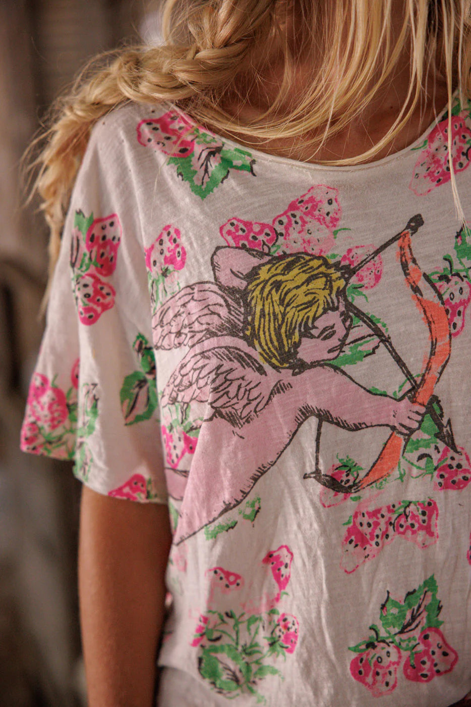 Magnolia Pearl Berry Little Archer Tee-Katze Boutique