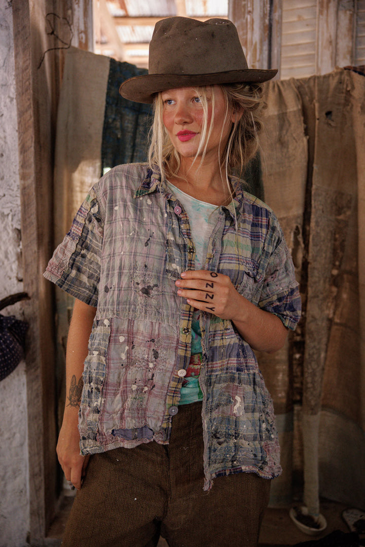 Magnolia Pearl YD Patchwork Perletta Shirt-Katze Boutique