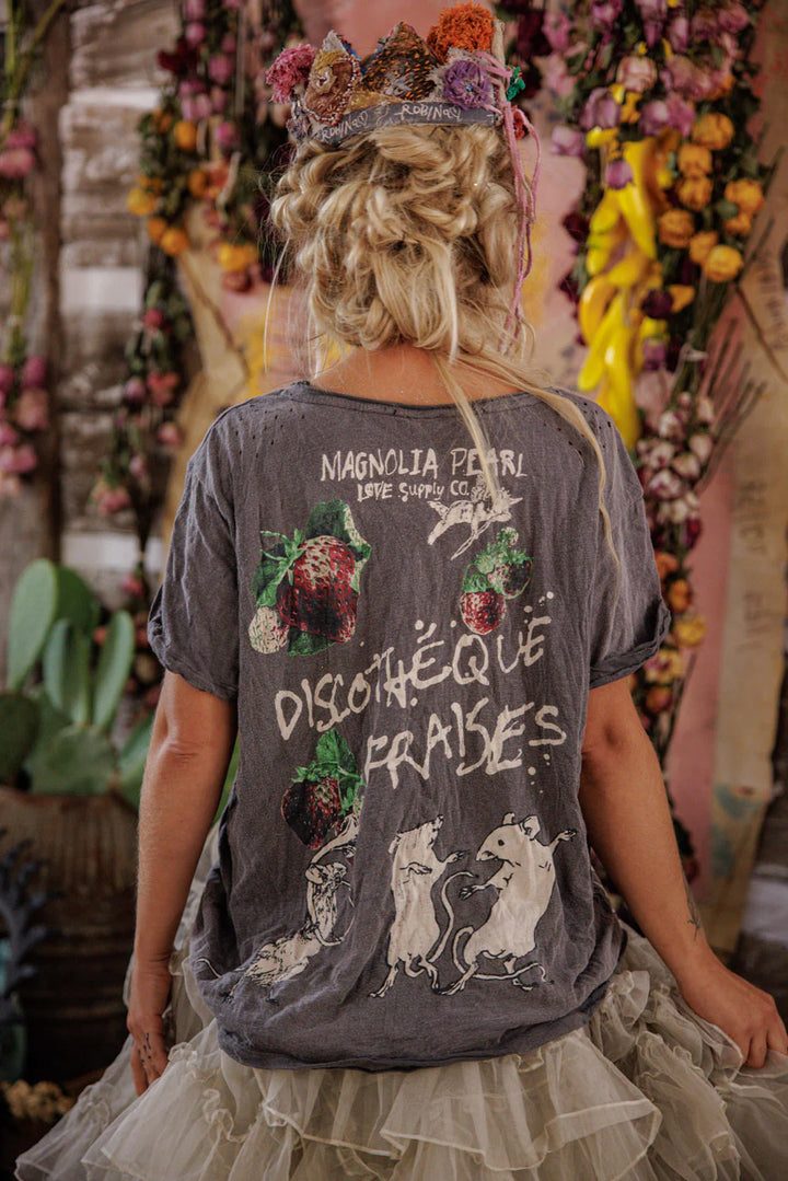 Magnolia Pearl Discotheque Fraises Tee Dress-Katze Boutique