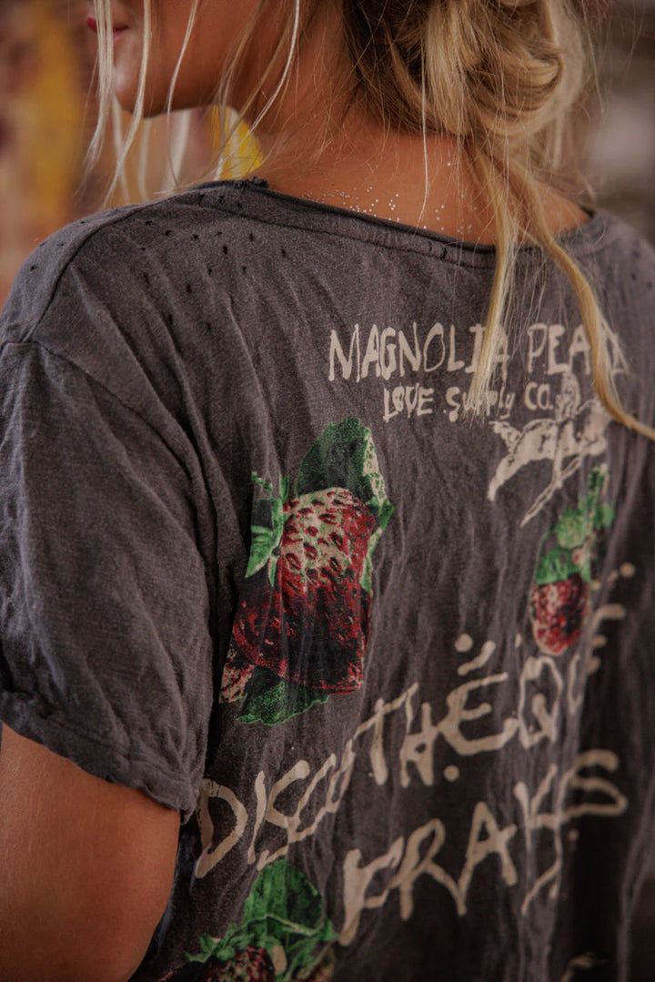 Magnolia Pearl Discotheque Fraises Tee Dress-Katze Boutique