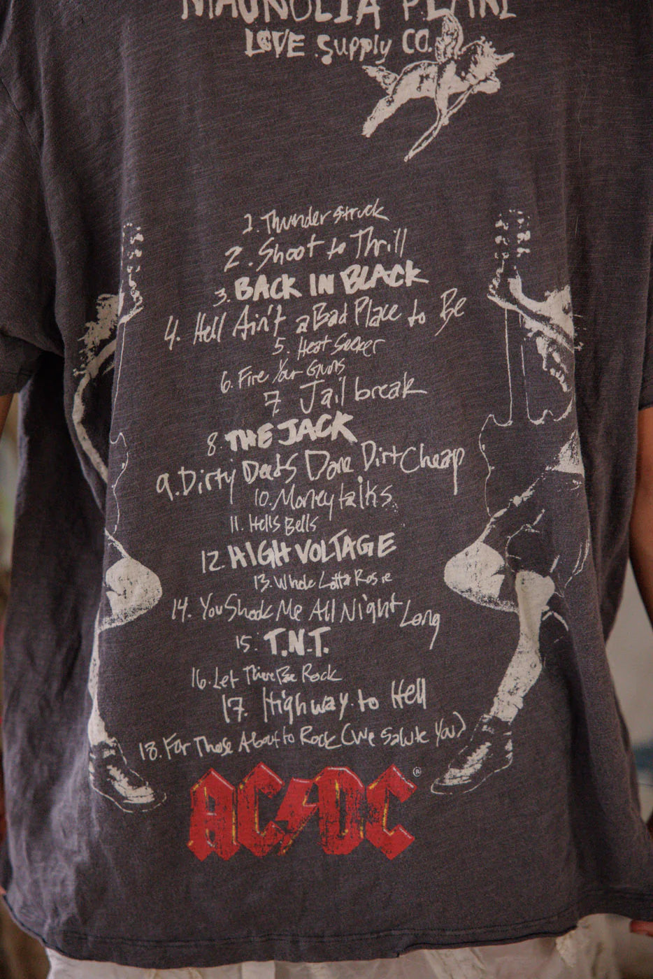 Magnolia Pearl ACDC Live At Donington T-Katze Boutique