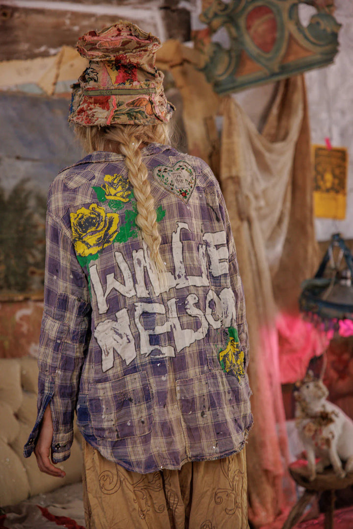 Magnolia Pearl Willie Nelson Kelly Western Shirt-Katze Boutique