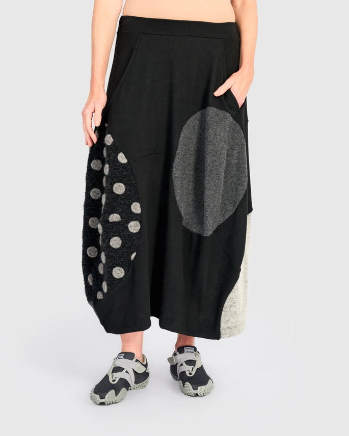 Alembika Urban Cozy Maxi Skirt, Storm Mix-Katze Boutique