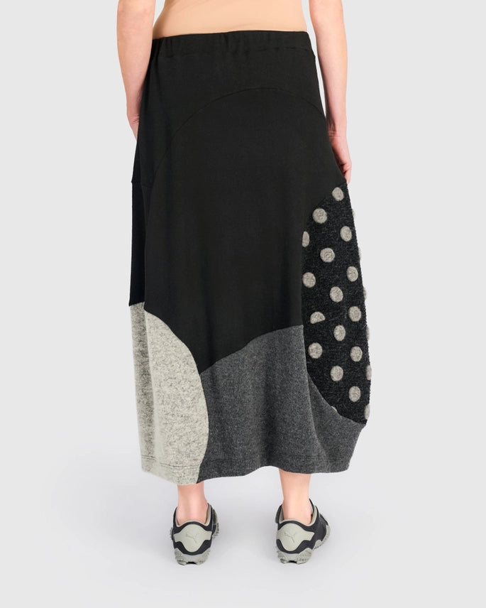 Alembika Urban Cozy Maxi Skirt, Storm Mix-Katze Boutique