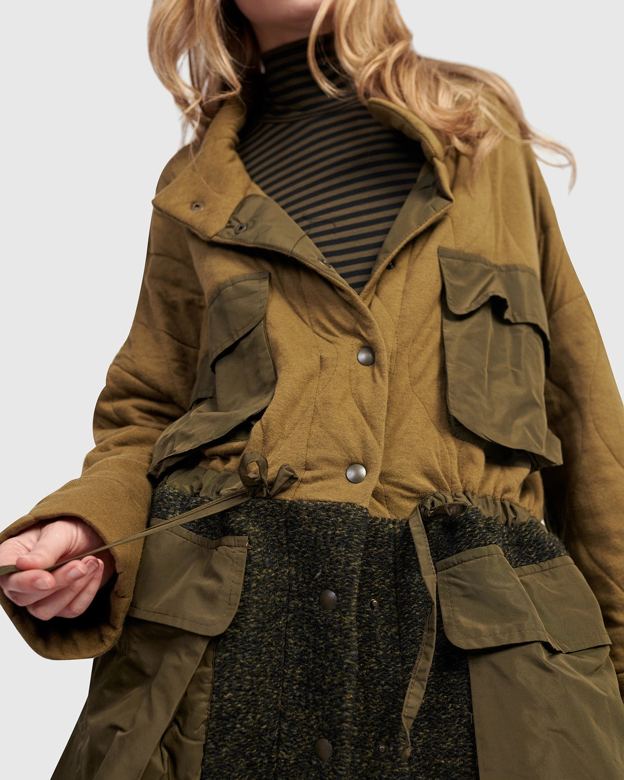 Alembika Urban Supply Jacket, Khaki-Katze Boutique