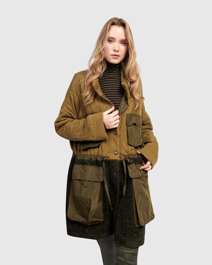 Alembika Urban Supply Jacket, Khaki-Katze Boutique