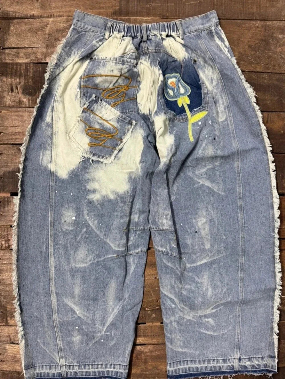 Jaded Gypsy Wildbloom Barrel Jeans
