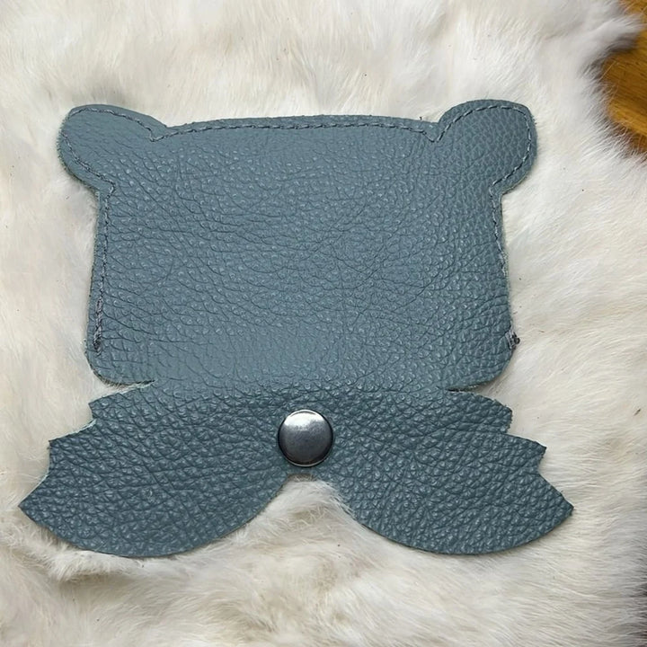 Handcrafted Leather Puppy Wallet