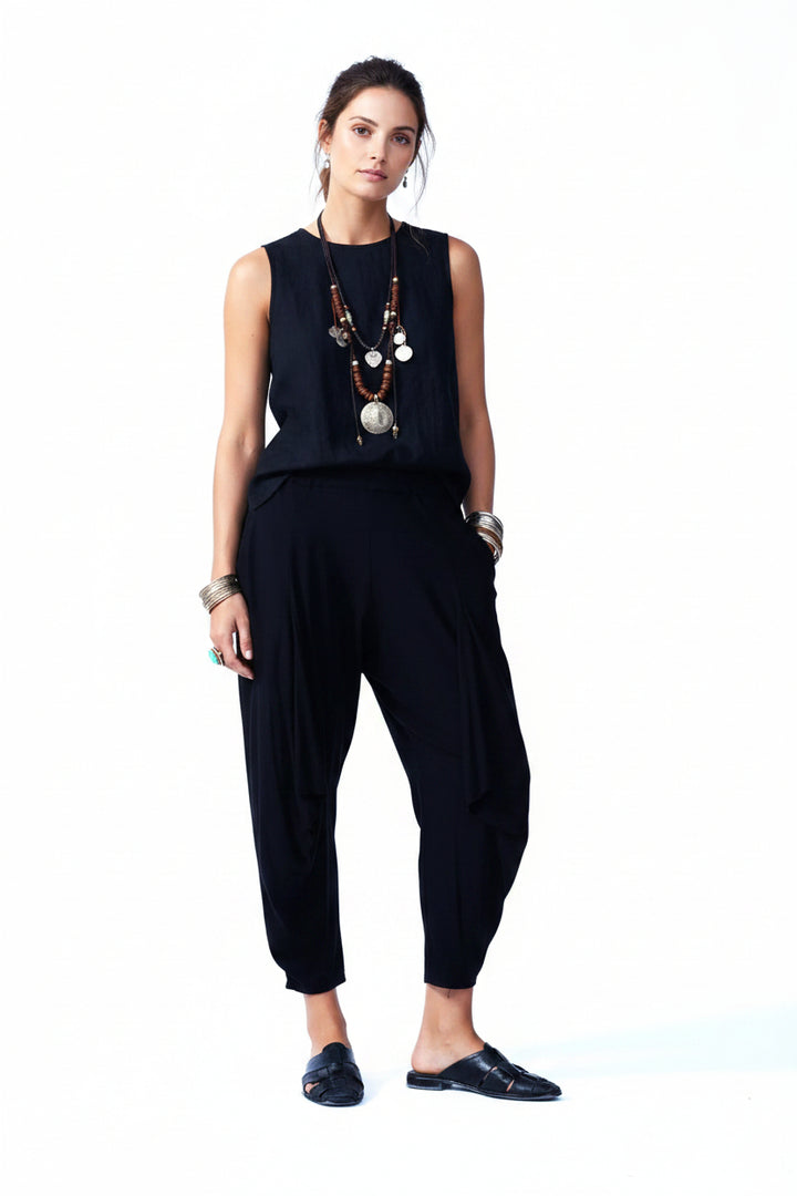 Kedem Sasson Enchant Black Pants-Katze Boutique