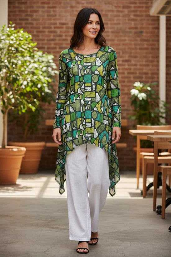 Kozan Mandy Long Sided Tunic-Katze Boutique