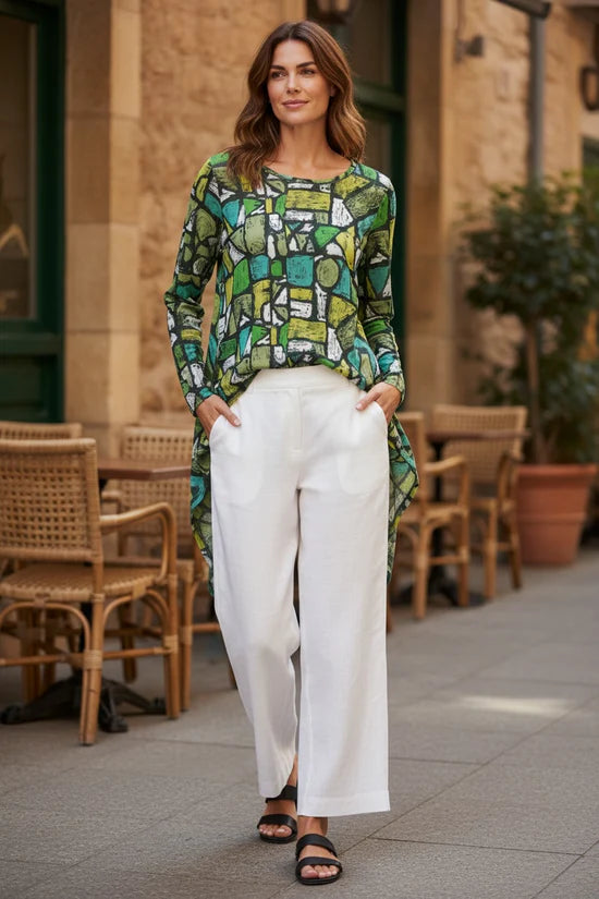 Kozan Mandy Long Sided Tunic-Katze Boutique