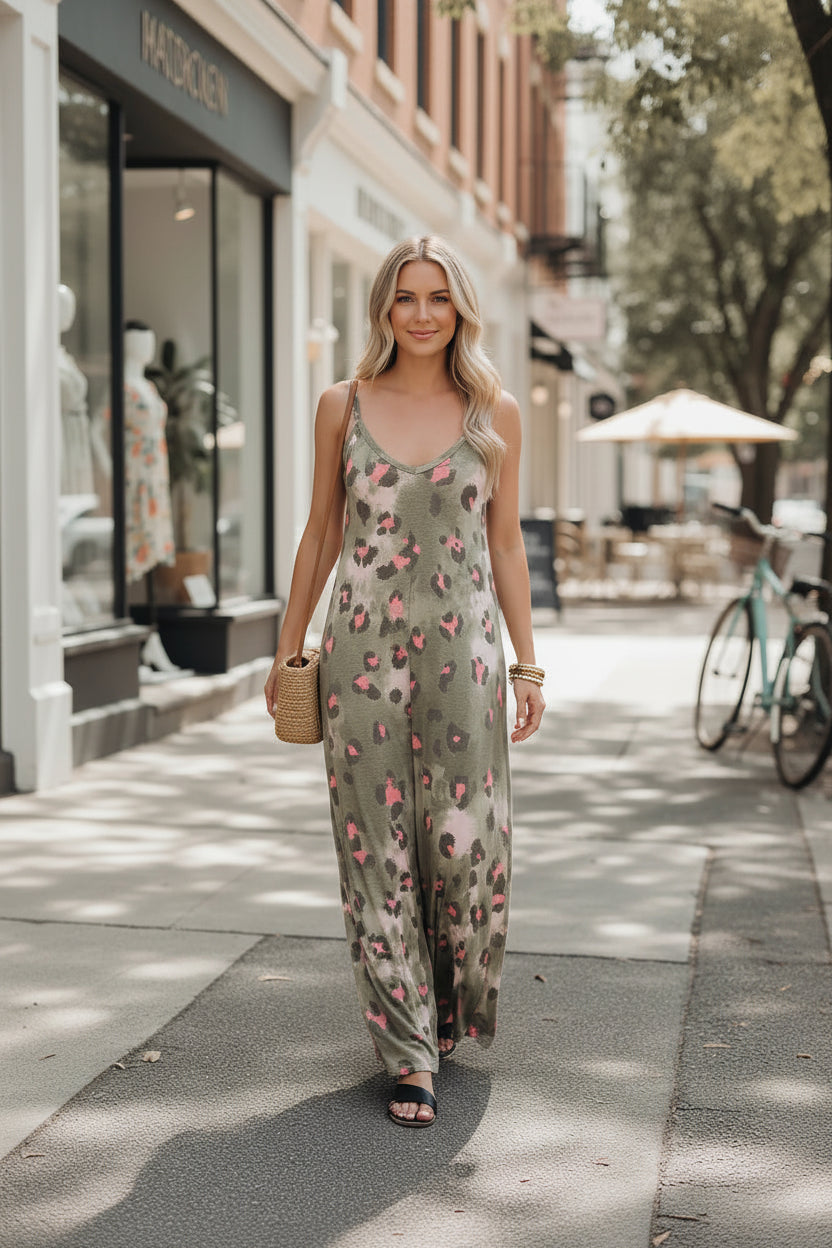 Cami Maxi Dress with Side Pockets-Katze Boutique