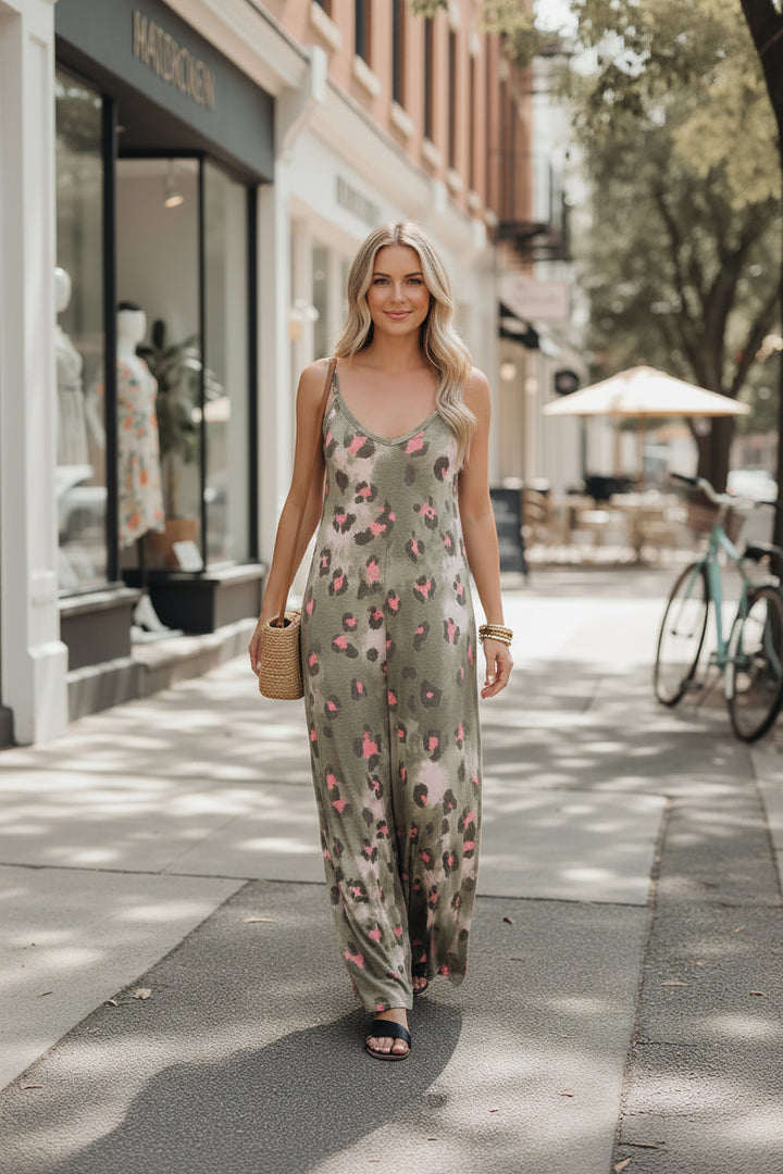 Cami Maxi Dress with Side Pockets-Katze Boutique