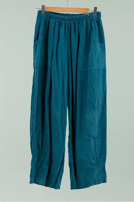 Cotton Velvet Pants-Katze Boutique