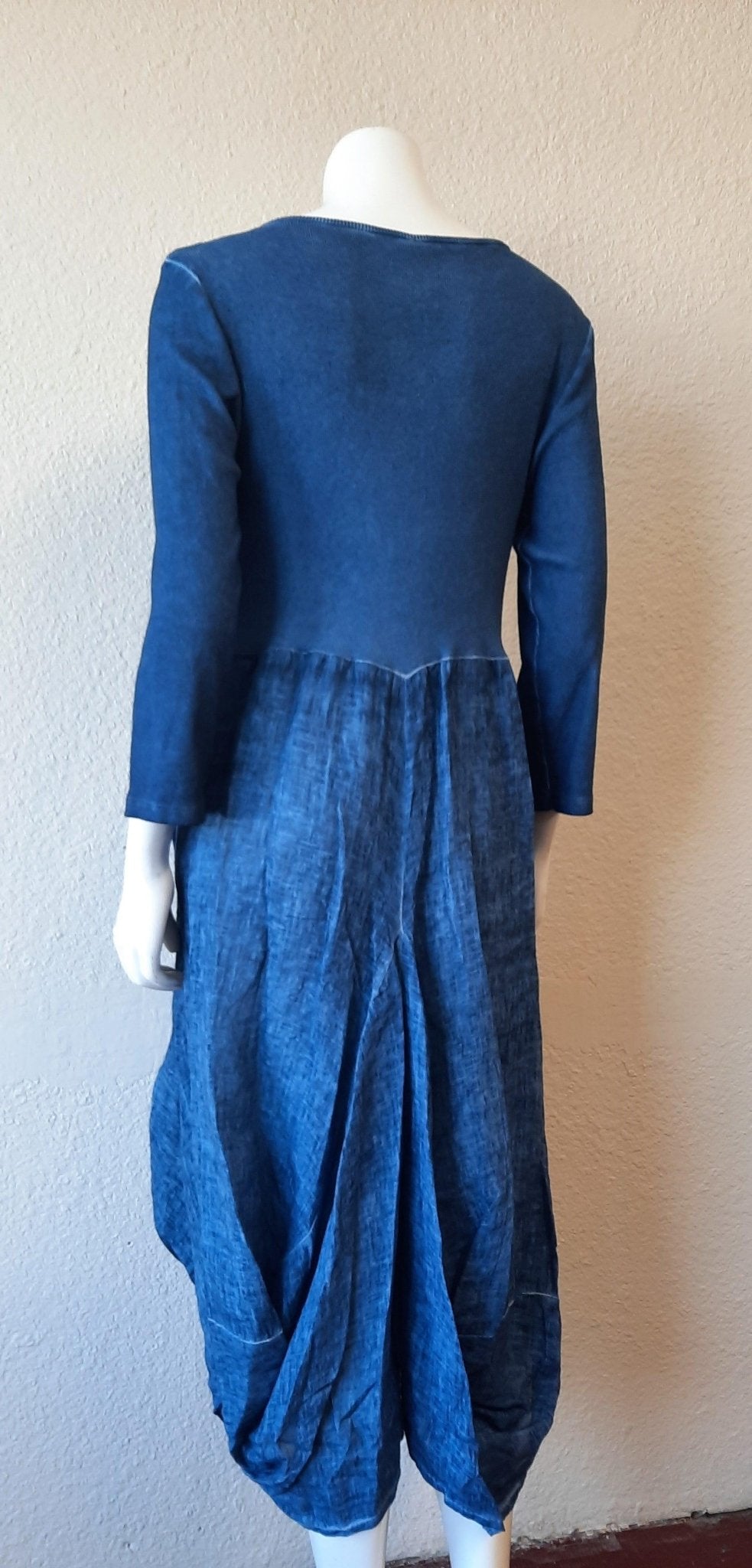 INIZIO ITALY Magic 3/4 Sleeves Linen Dress - Katze Boutique