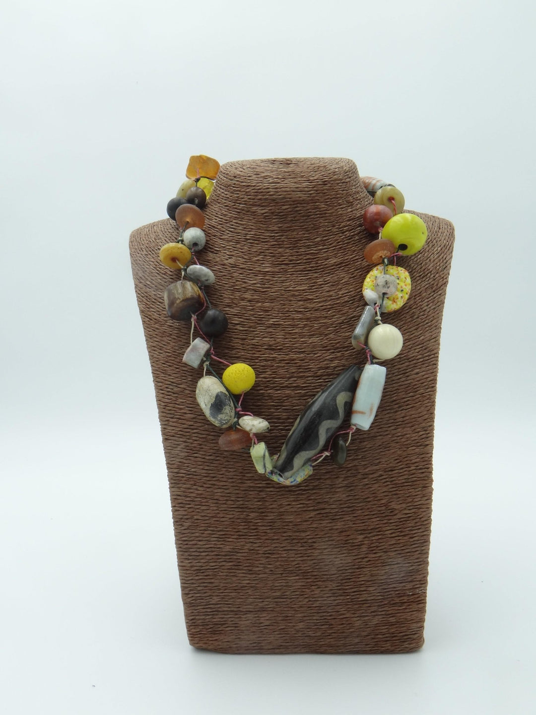 Natural Stones Artisan Necklace - Katze Boutique