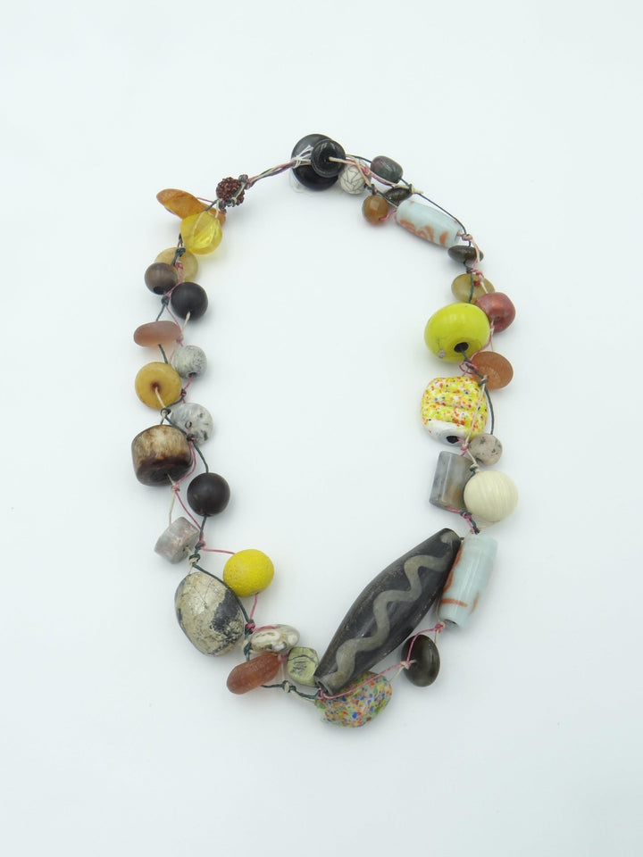 Natural Stones Artisan Necklace - Katze Boutique