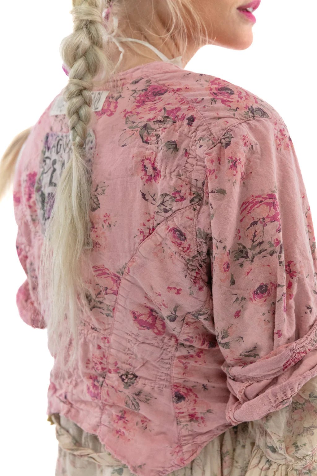 Magnolia Pearl Floral Odetta Cropped Jacket - Katze Boutique