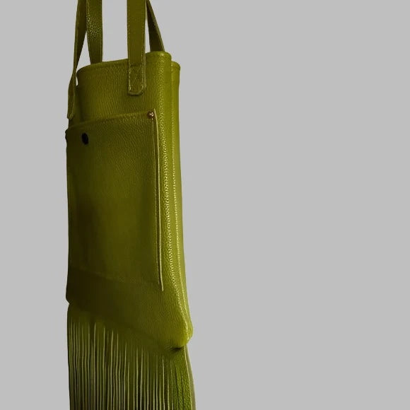 Leather by Anka Leather Fringe Bag - Katze Boutique