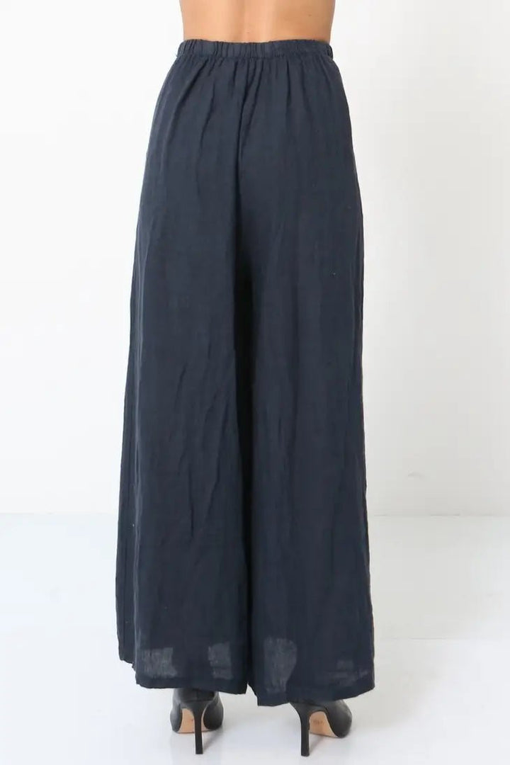 Made in Italy Linen Long Pants - Katze Boutique